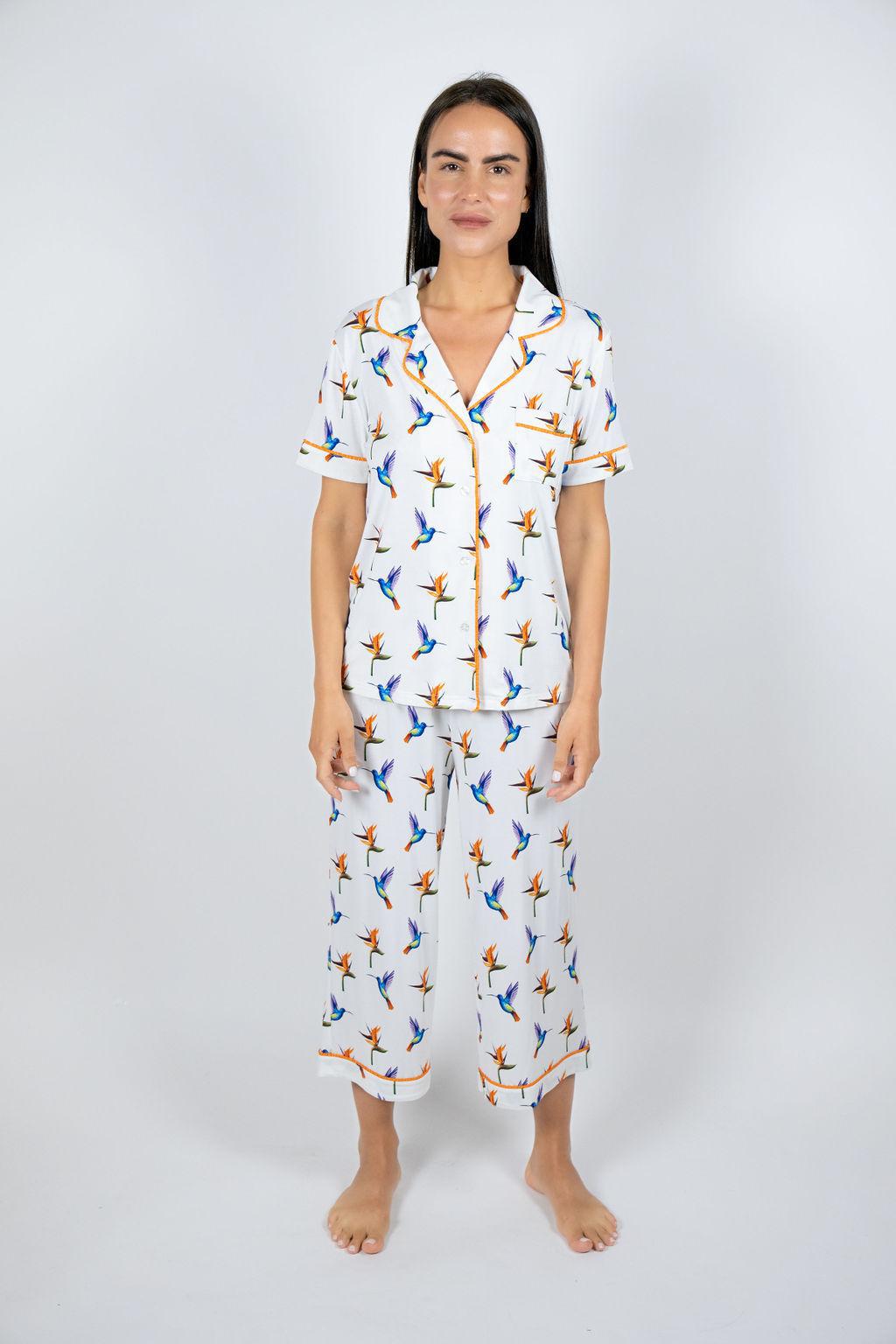 Jolene cropped pajama set