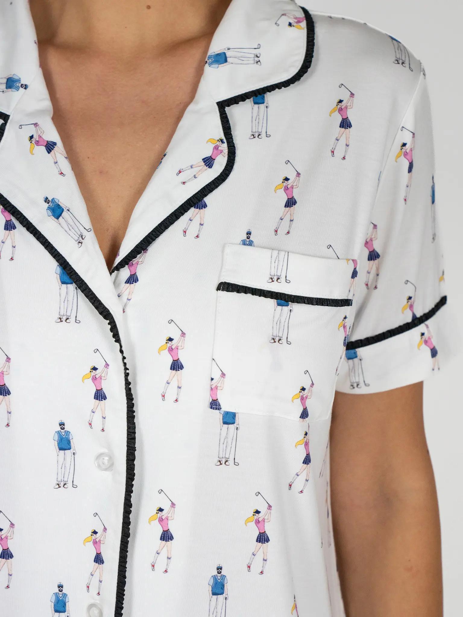 Jolene short printed pajama set