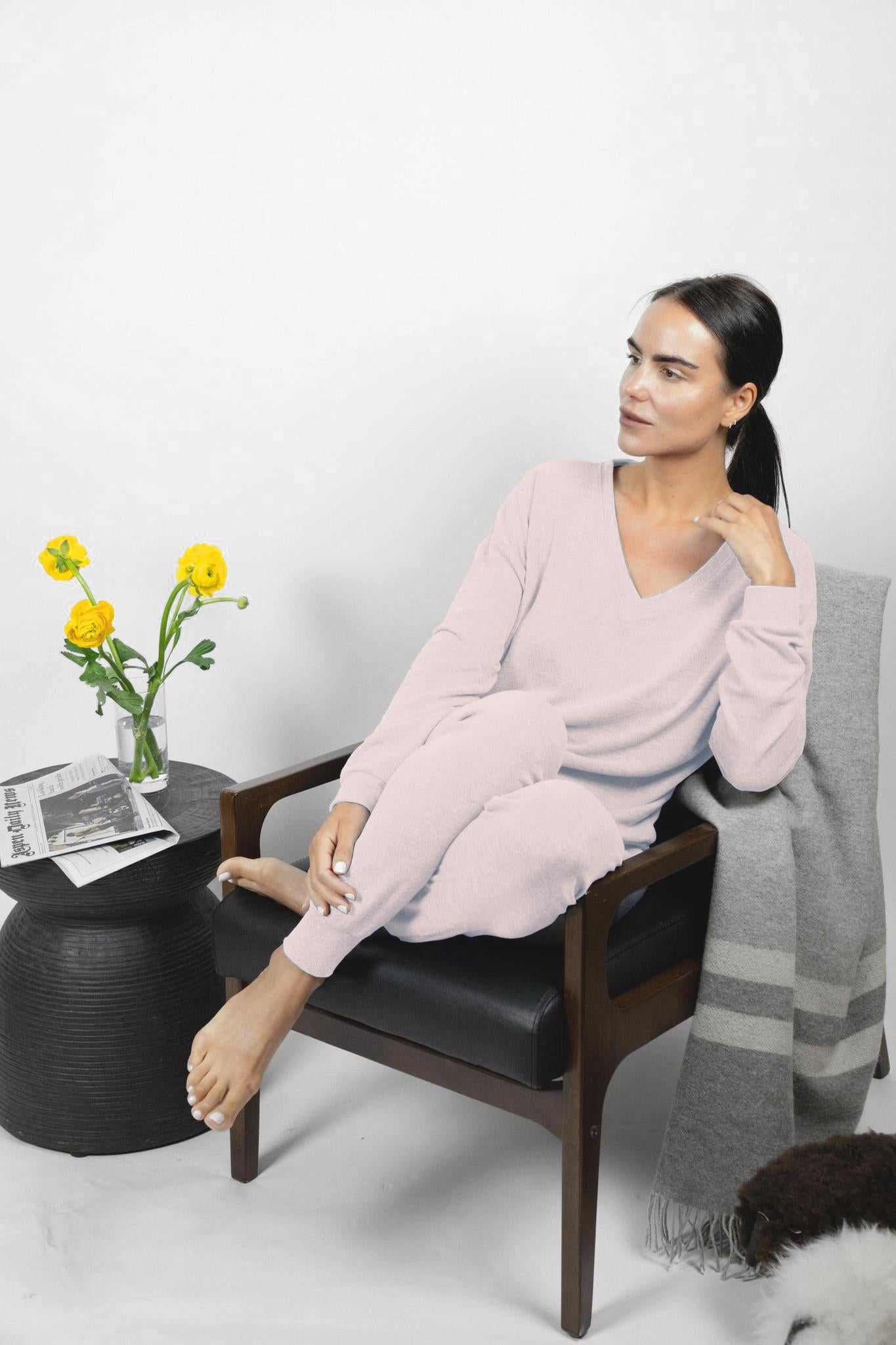 Cozy V-neck top