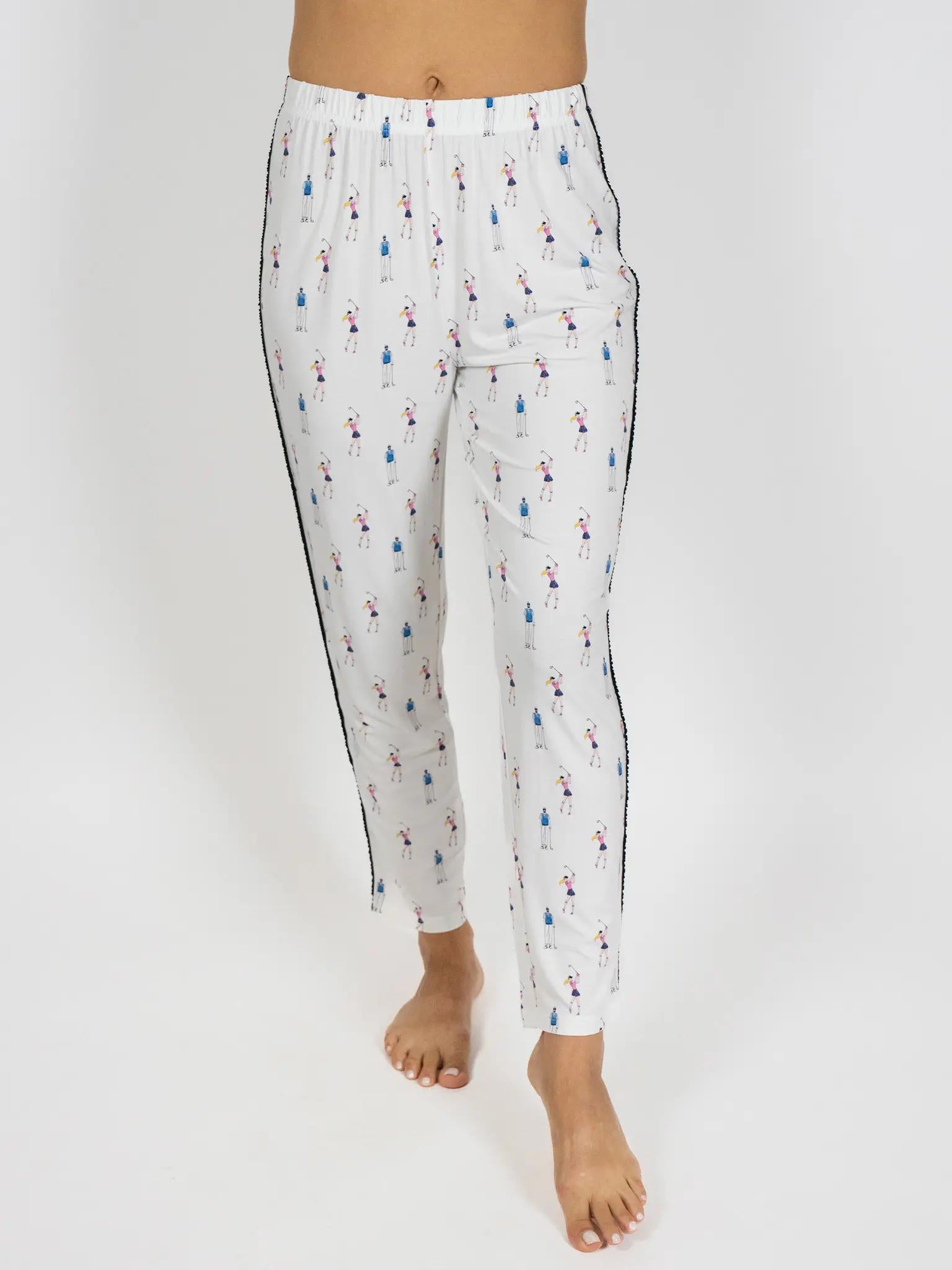 Jolene long printed pajama set