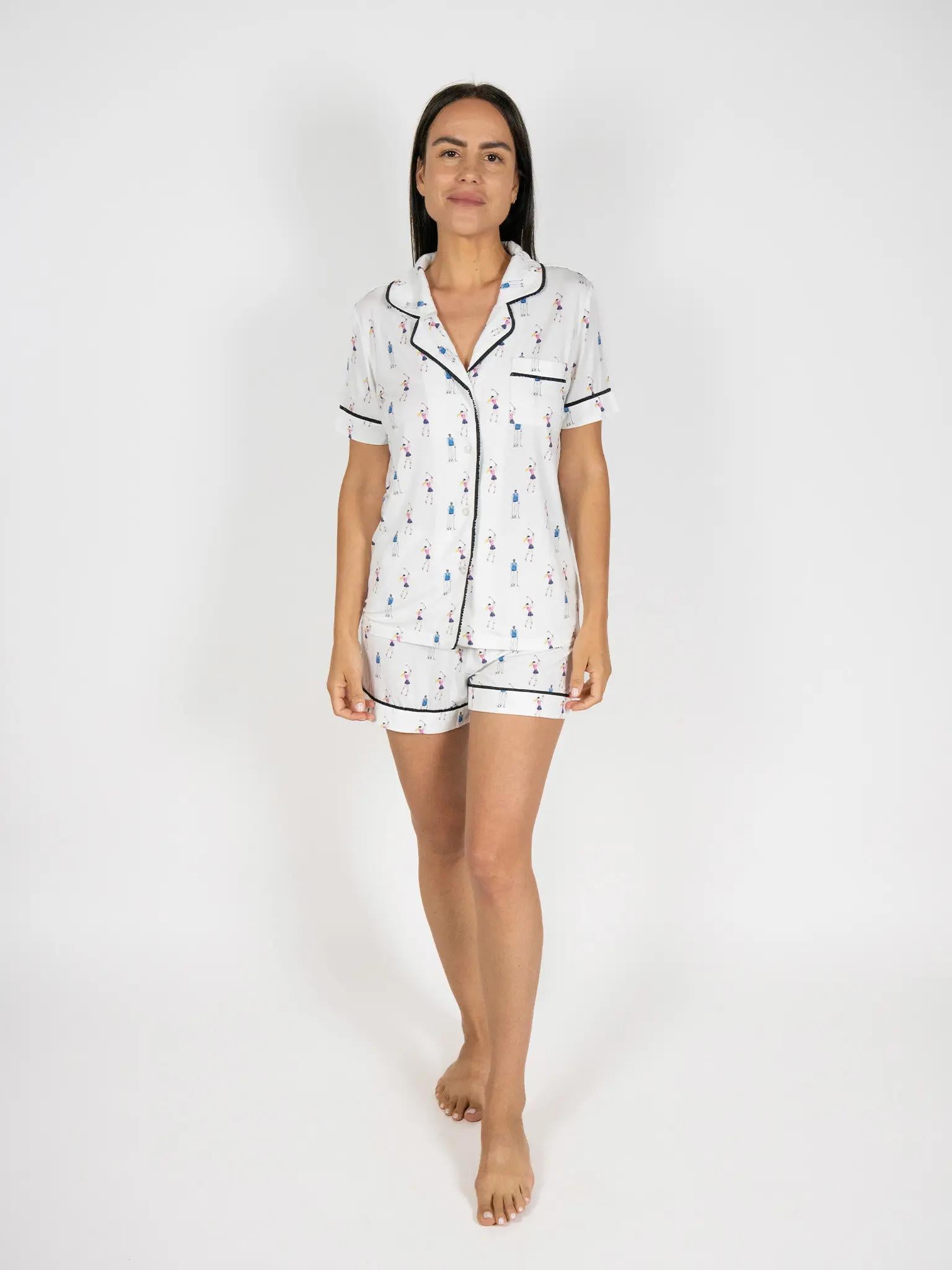 Jolene short printed pajama set