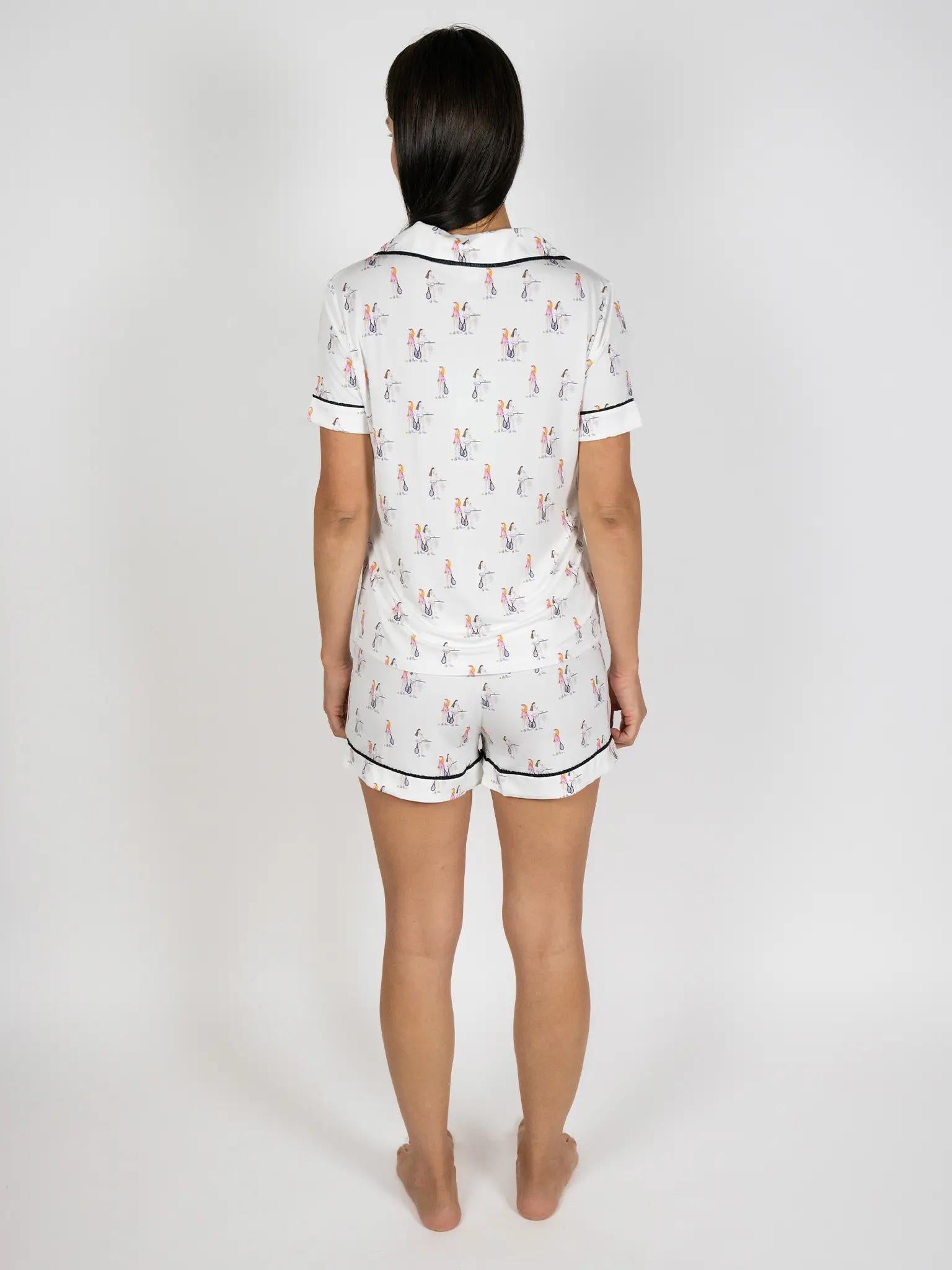 Jolene short printed pajama set