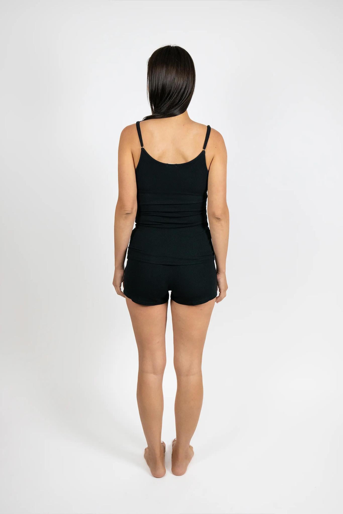 Ribbed Cami Short Set