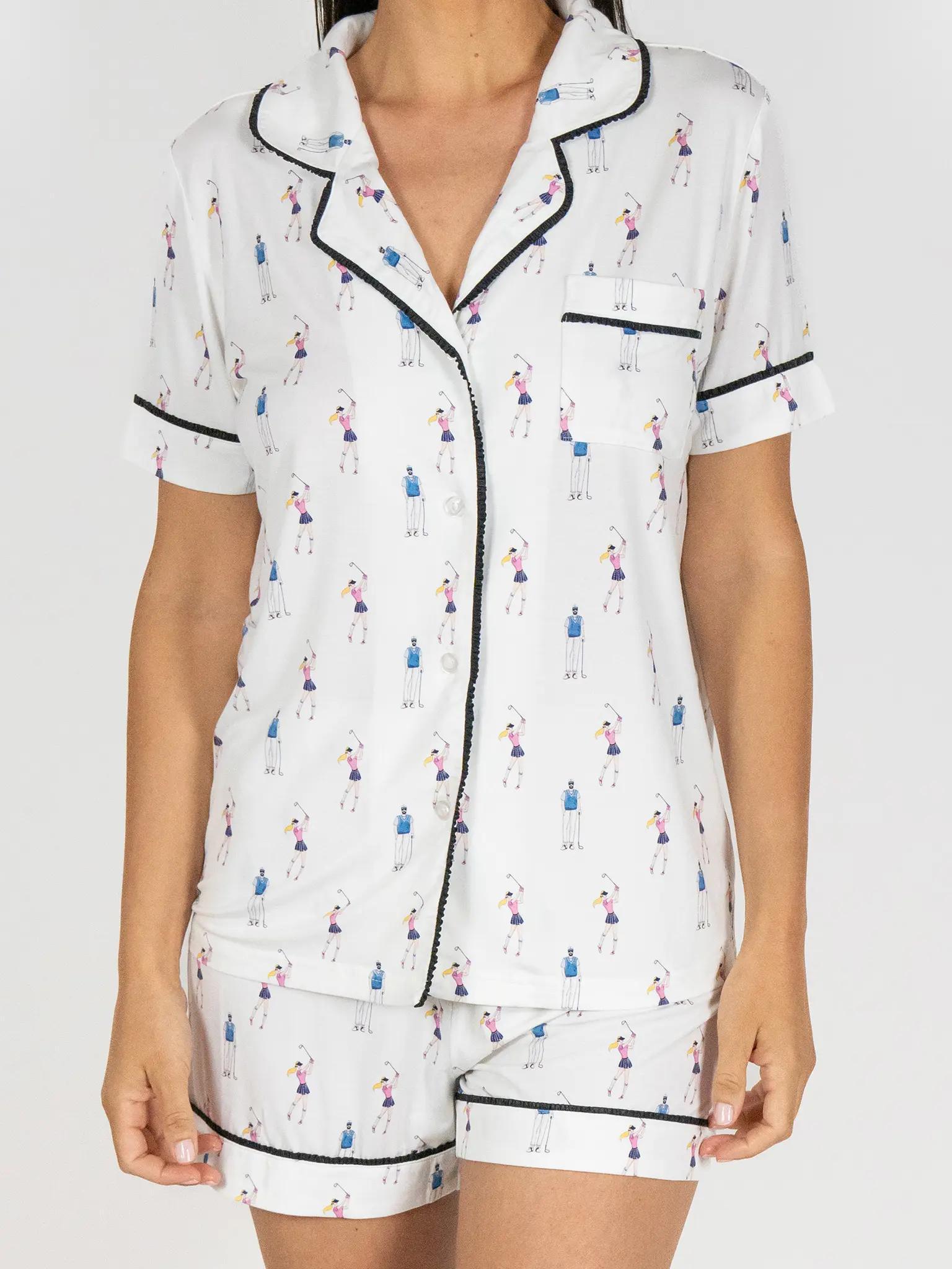 Jolene short printed pajama set