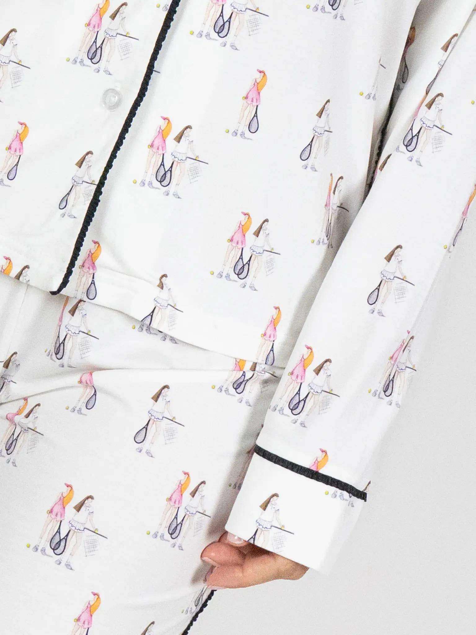 Jolene long printed pajama set