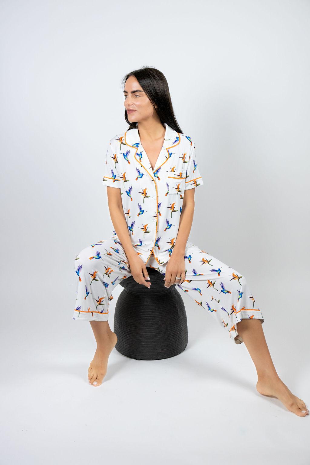 Jolene cropped pajama set