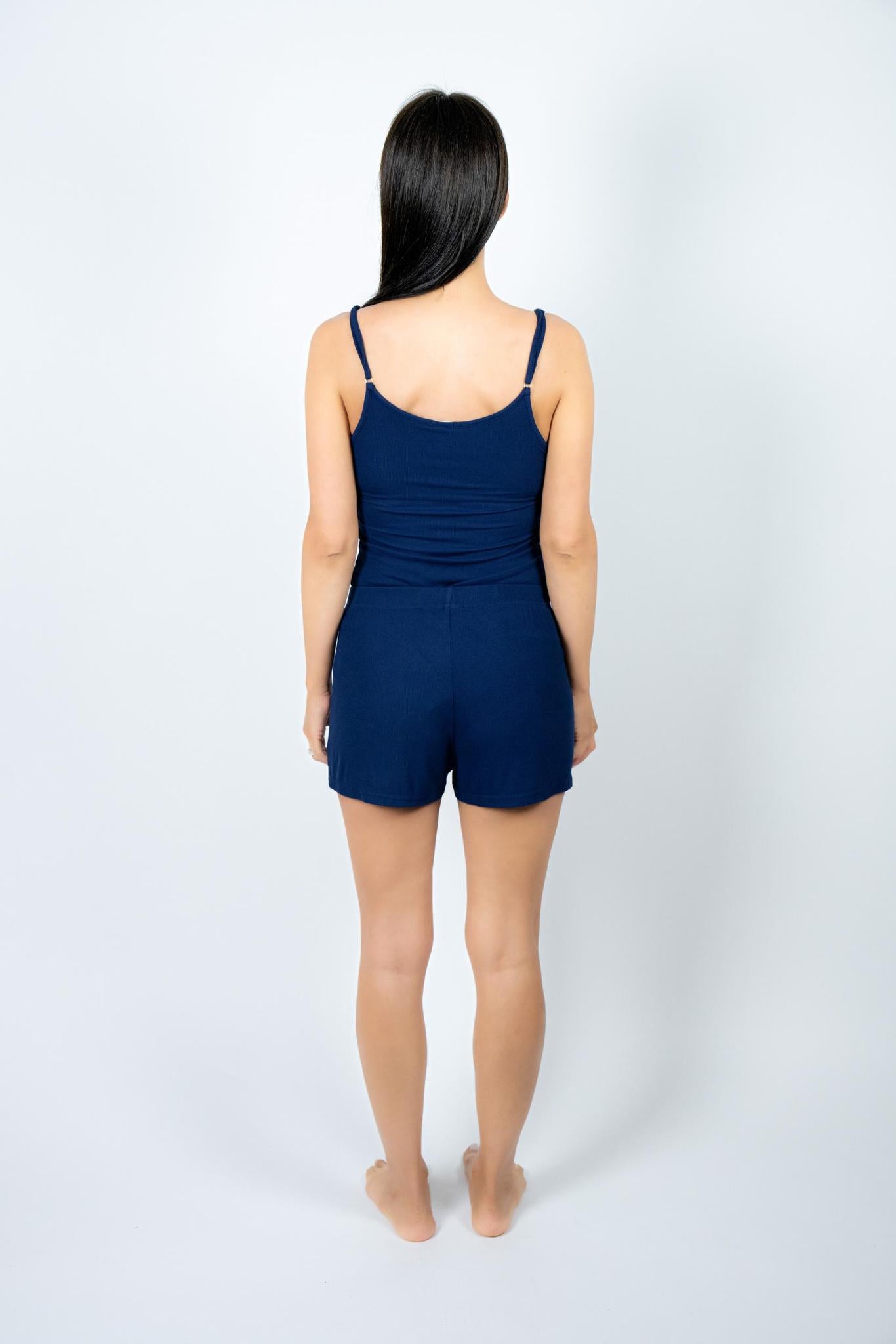 Ribbed Cami Short Set