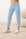 Model wearing Cozy Banded Joggers in Morning Blue with relaxed fit and drawstring waist.