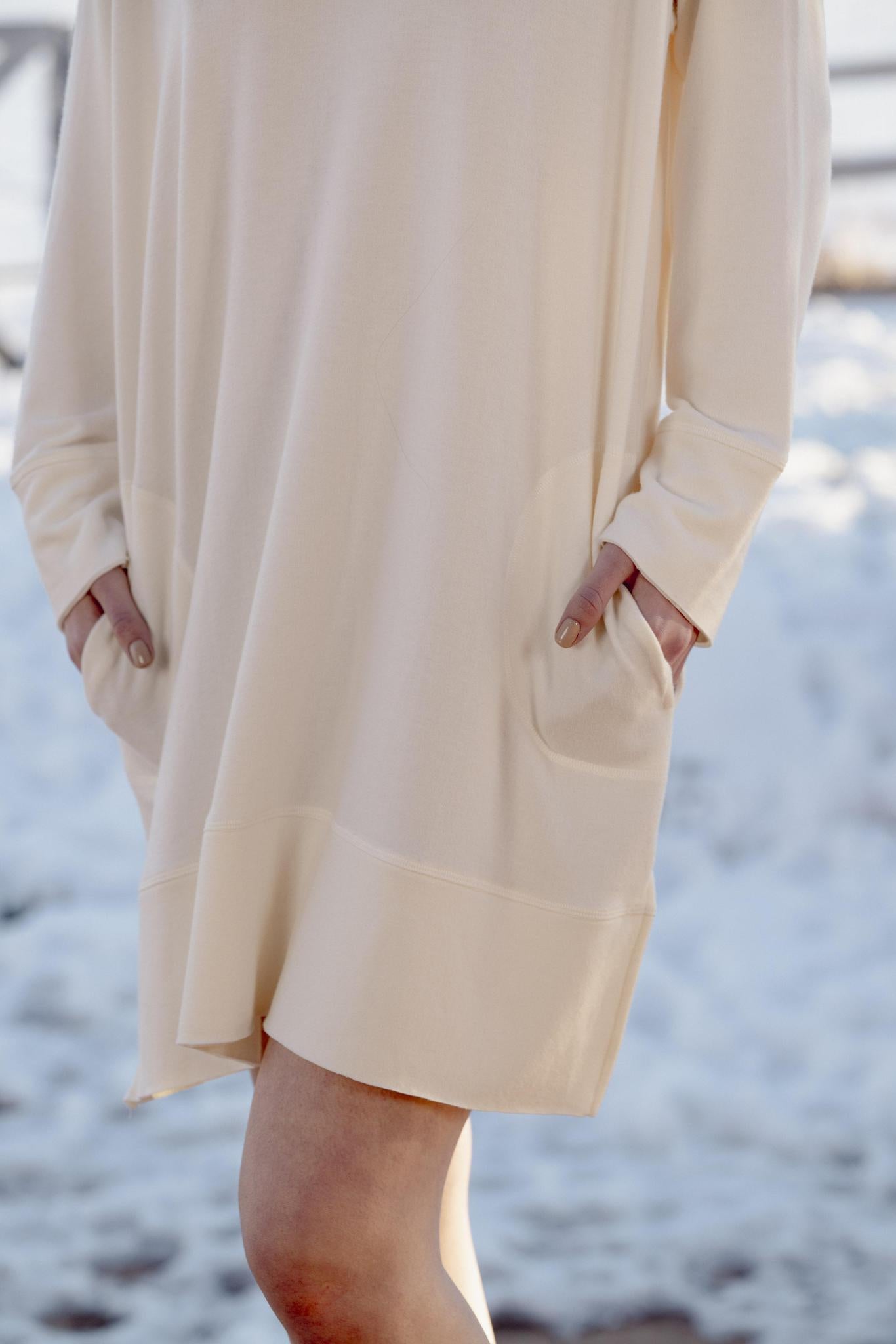Close-up of Cashmere bamboo fabric showing soft-touch, breathable texture.
