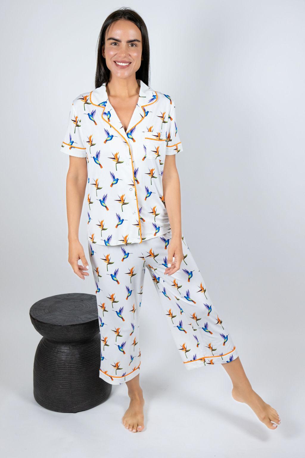 Jolene cropped pajama set