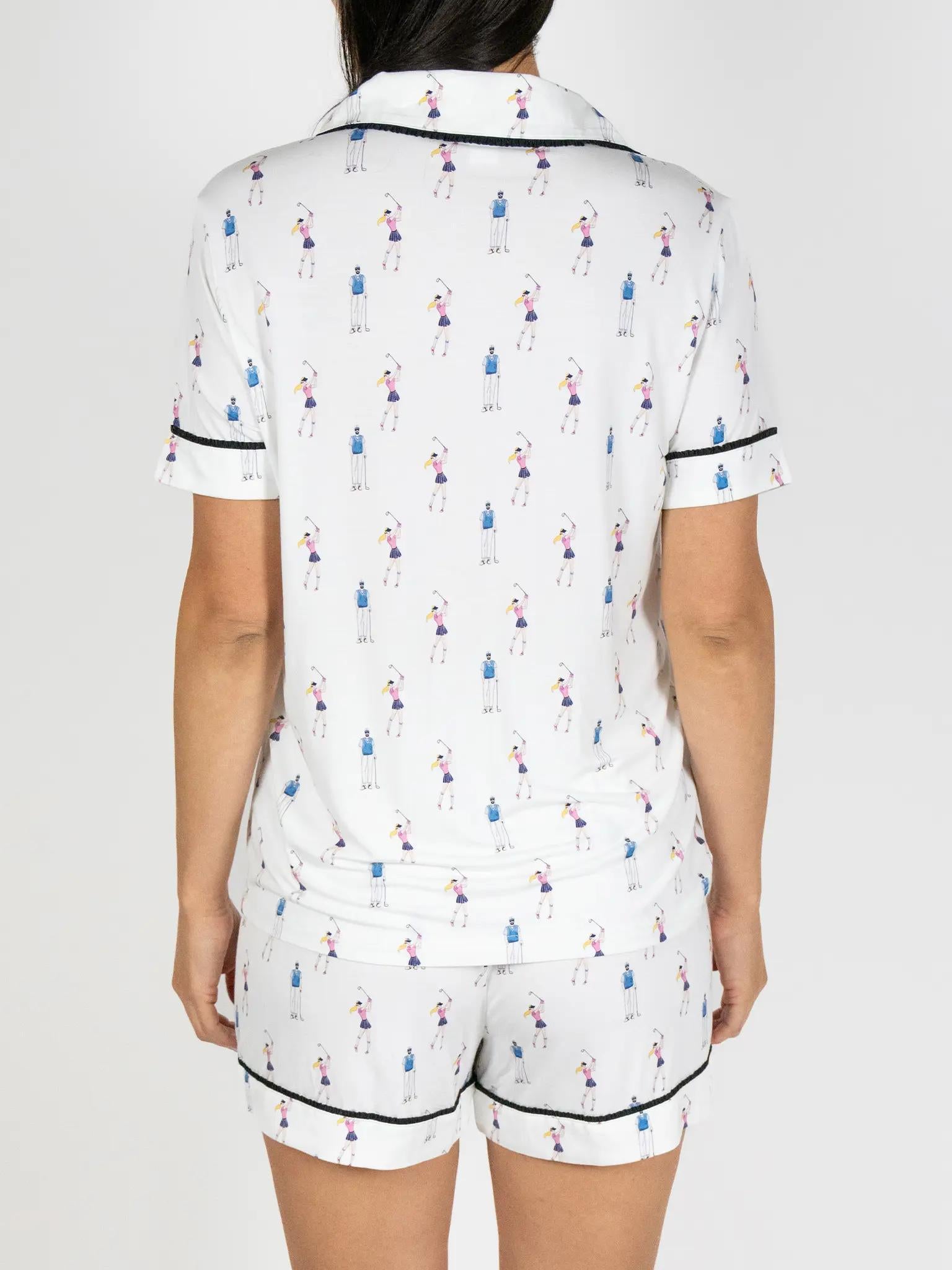 Jolene short printed pajama set