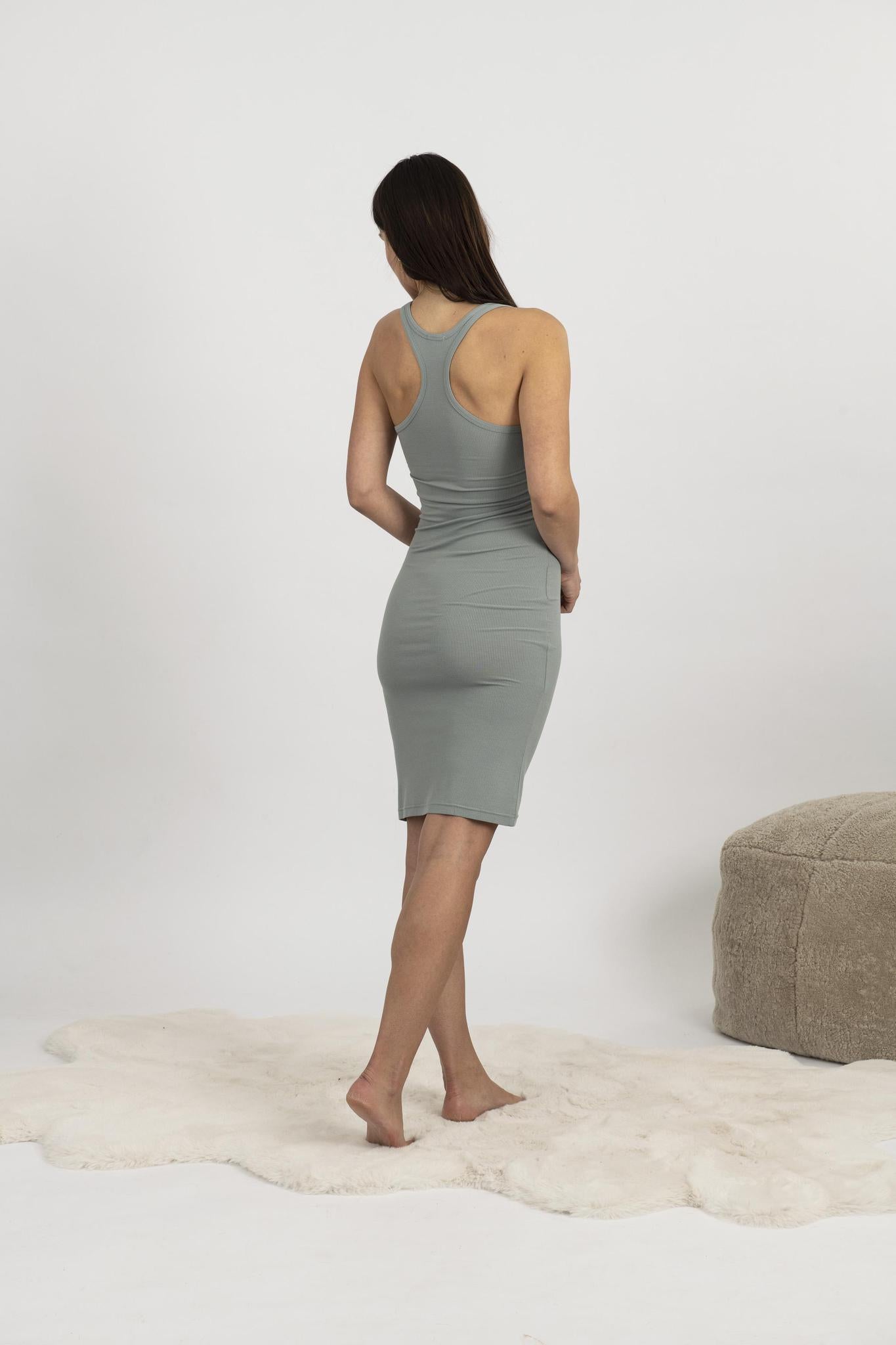 Ribbed tank dress