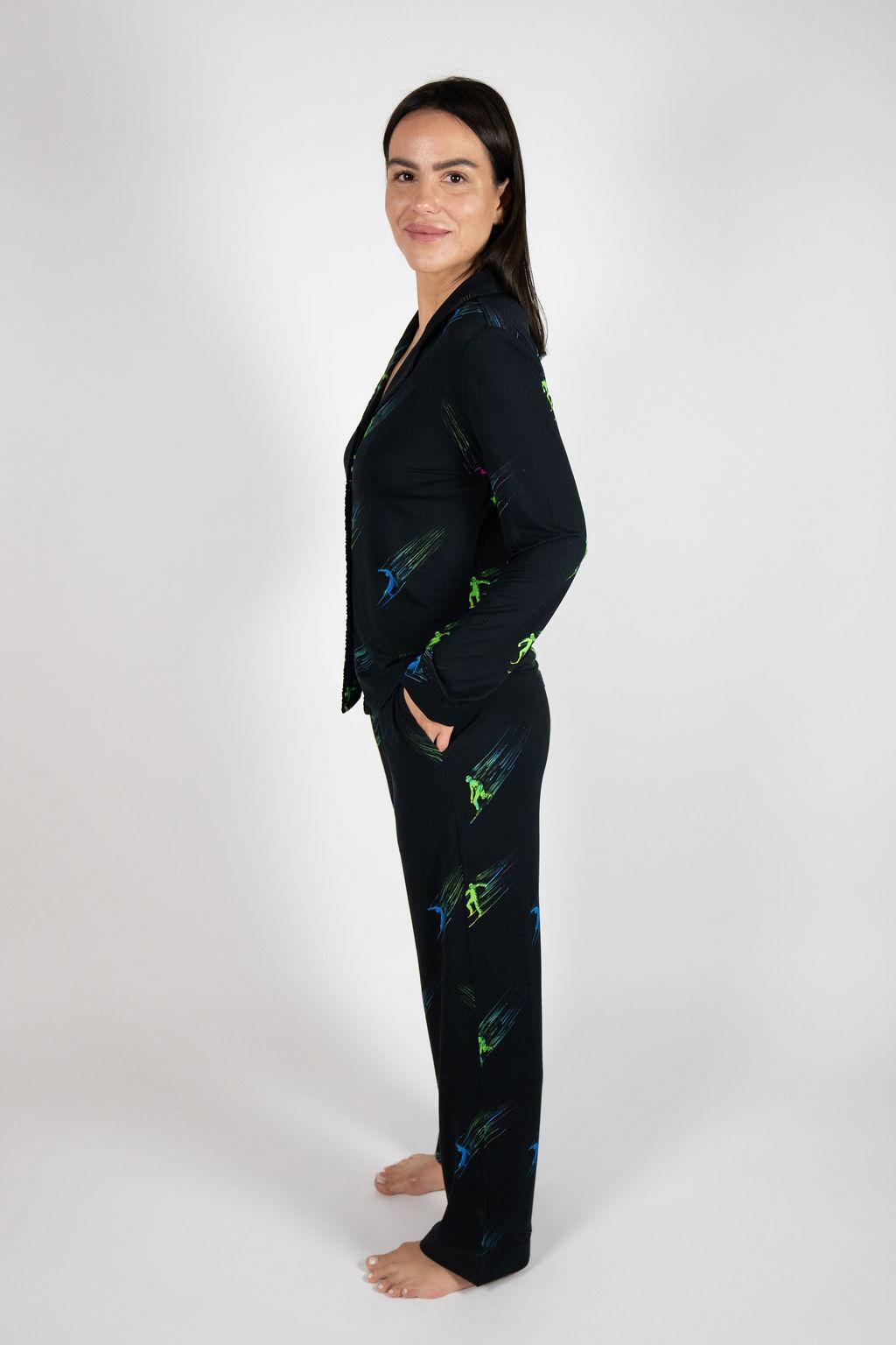Grace long printed pajama set