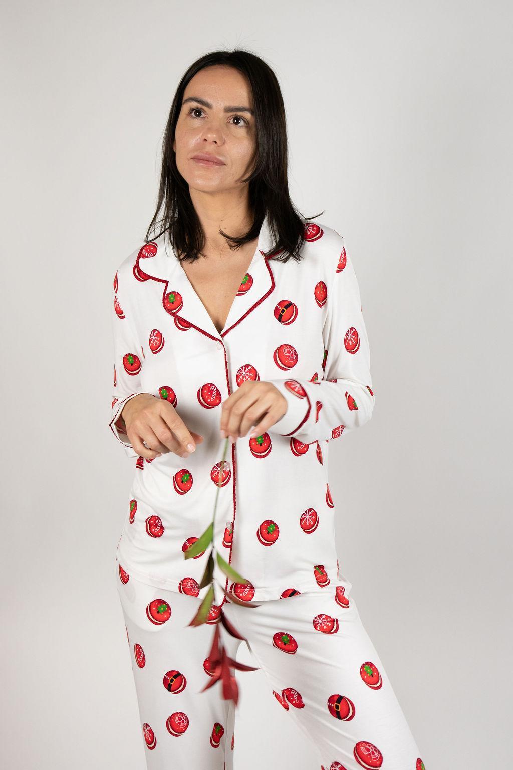Grace long printed pajama set
