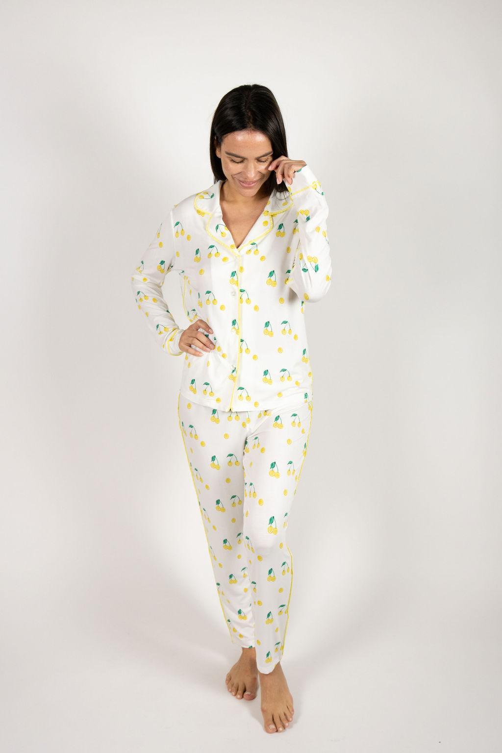 Jolene long printed pajama set