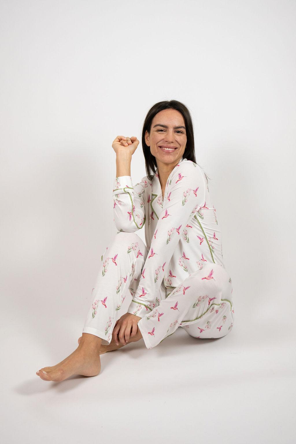 Jolene long printed pajama set