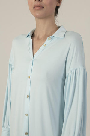 Dahlia chic nightshirt in ice blue