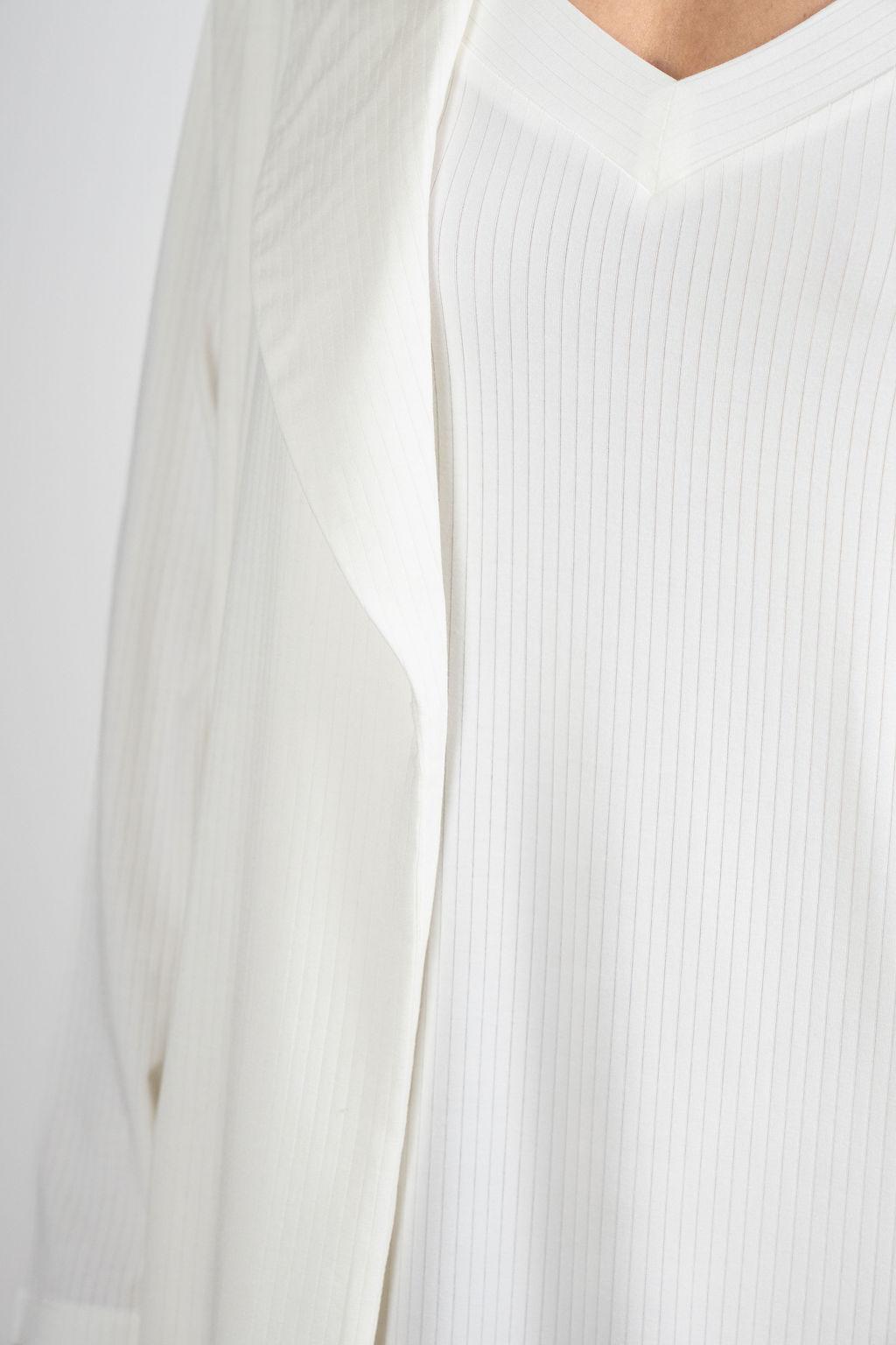 Cannes pinstripe robe