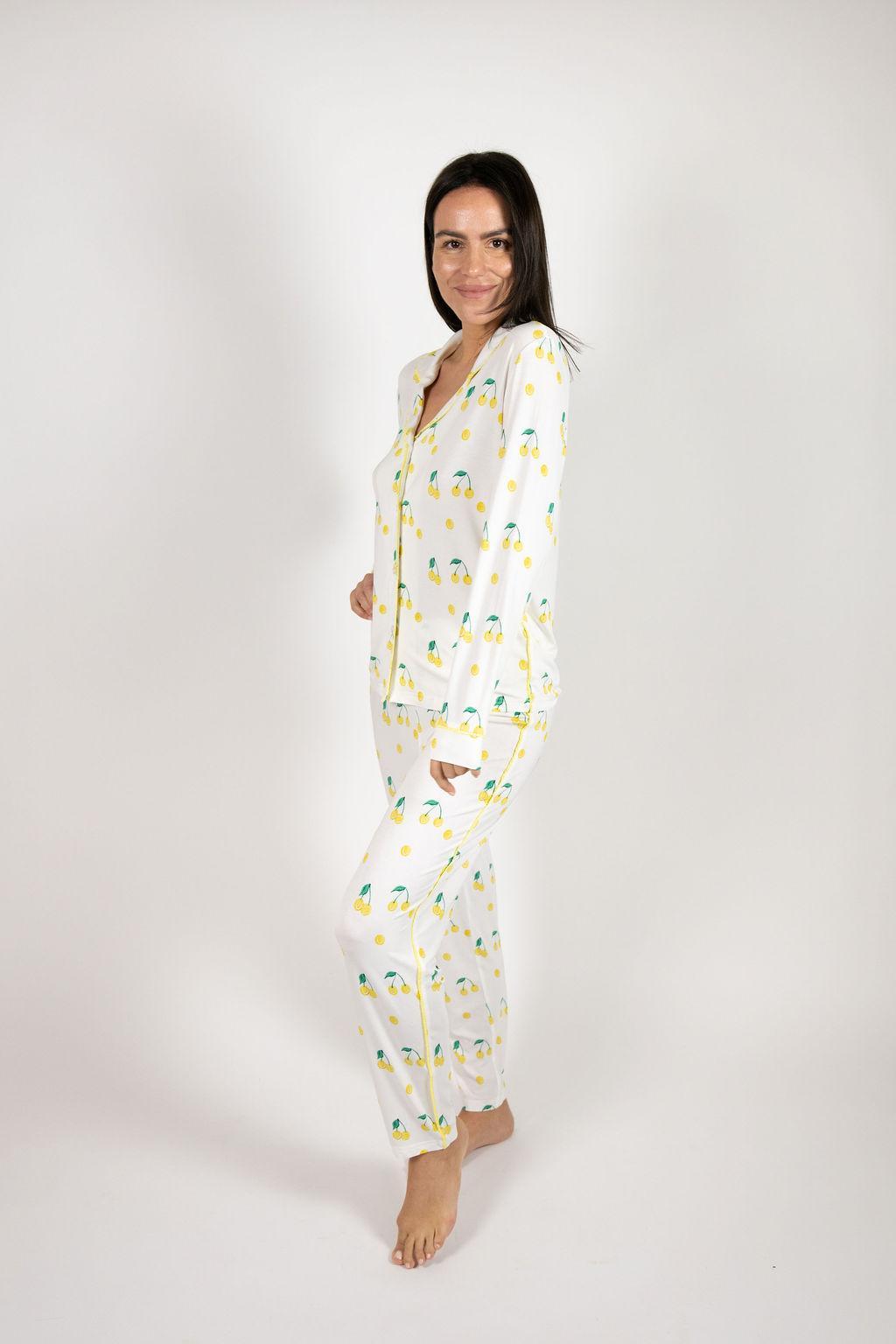 Jolene long printed pajama set