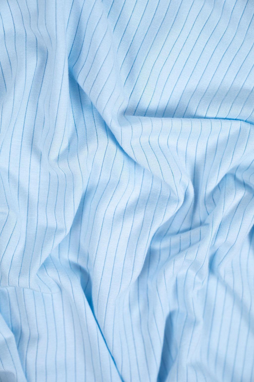 Cannes pinstripe robe