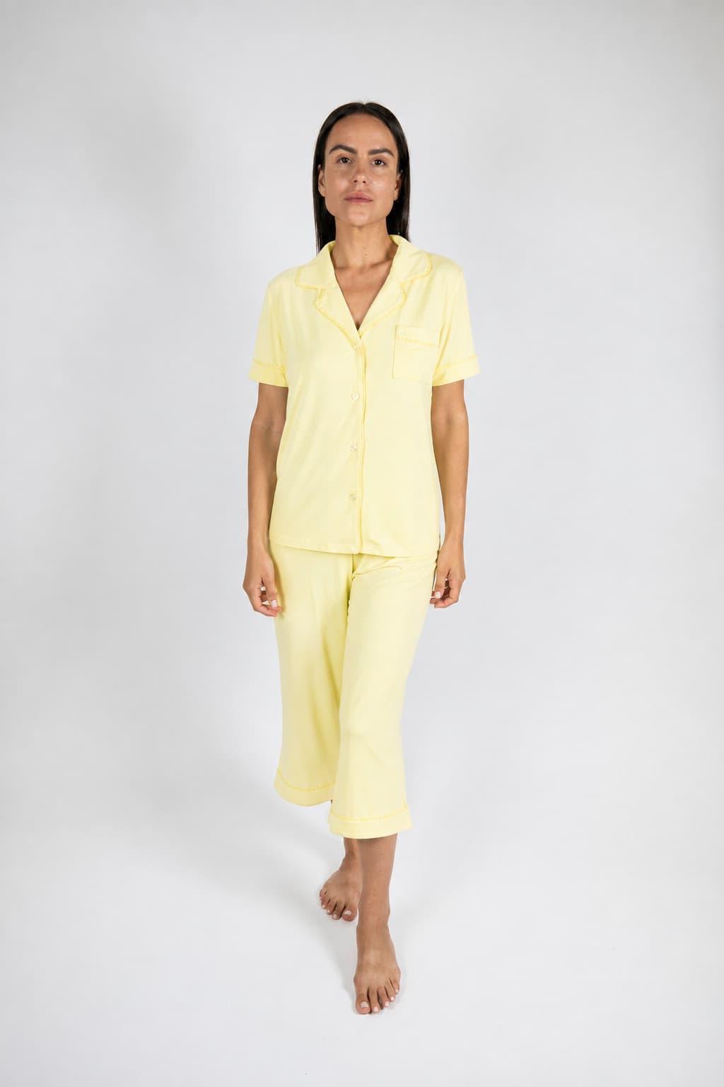 Jolene cropped pajama set