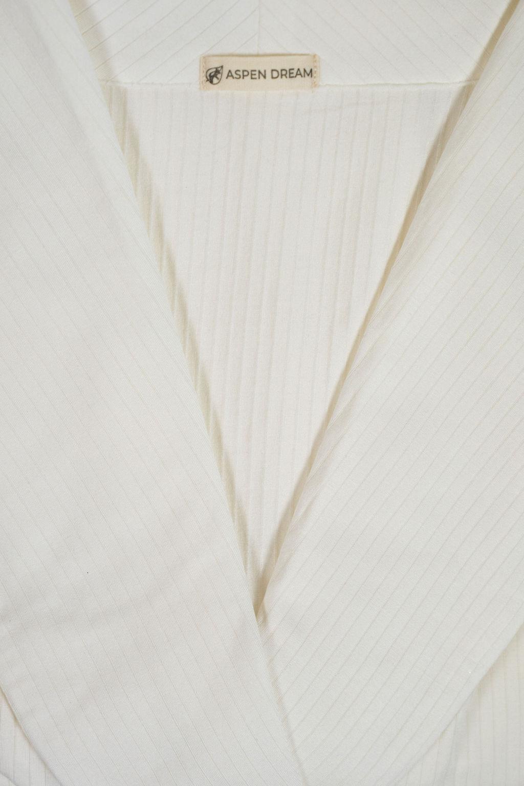 Cannes pinstripe robe