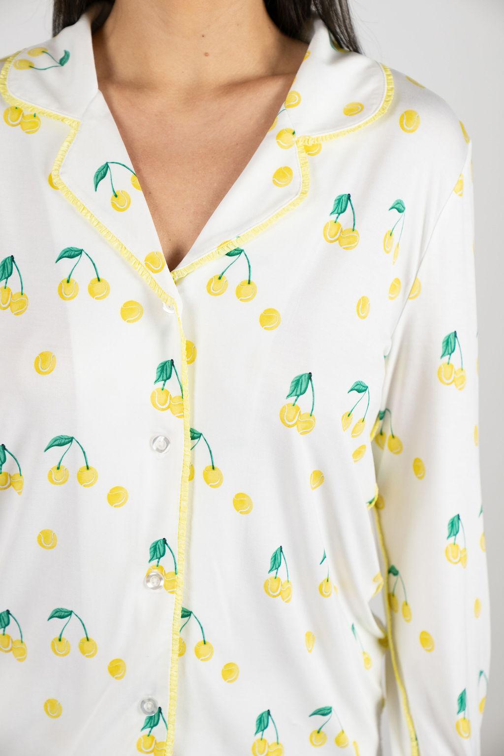 Jolene long printed pajama set