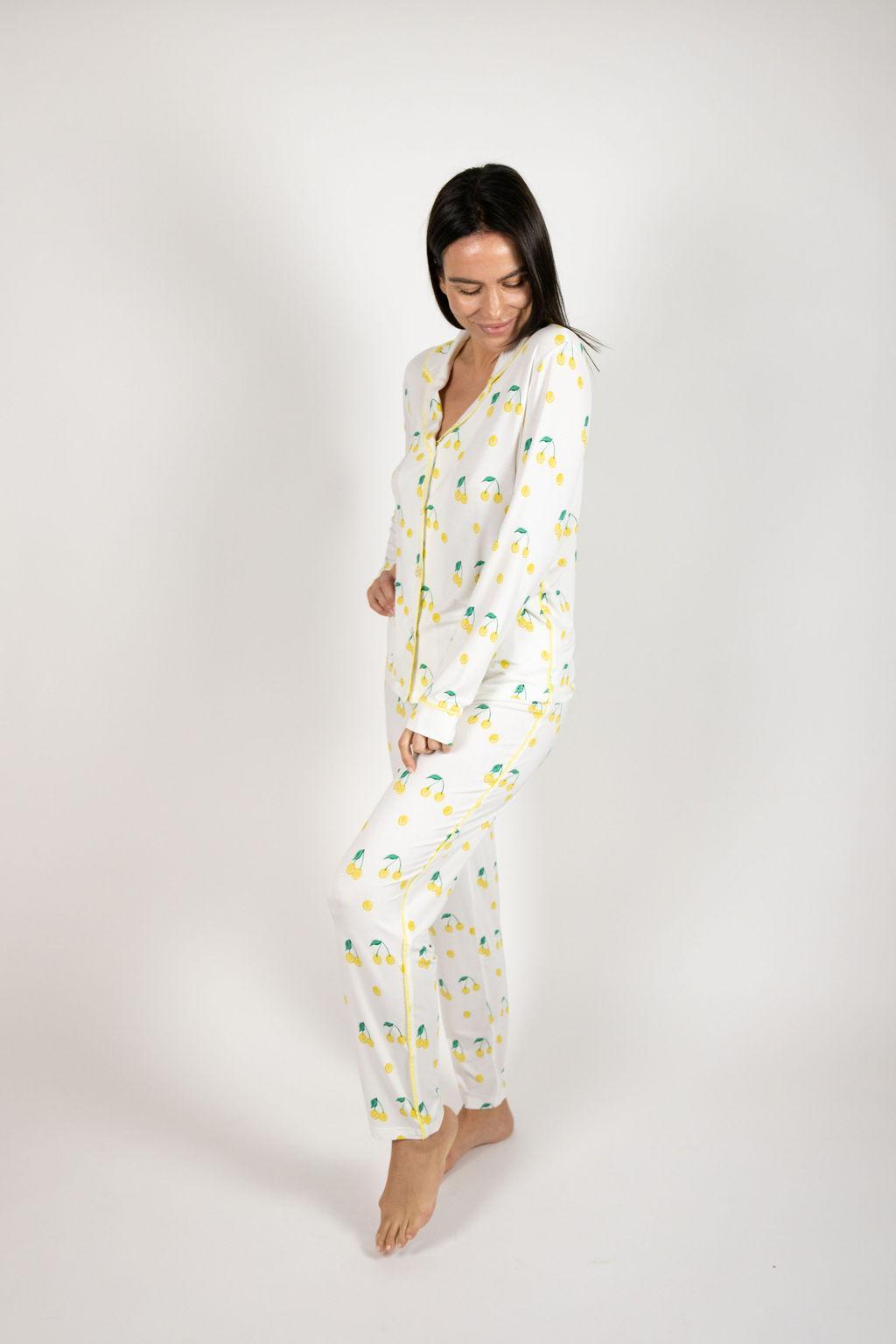 Jolene long printed pajama set
