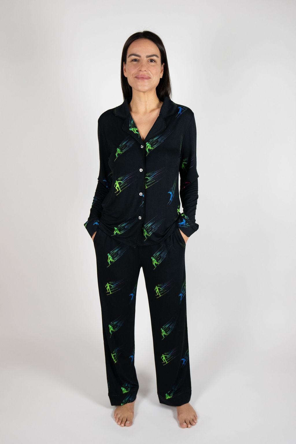 Grace long printed pajama set
