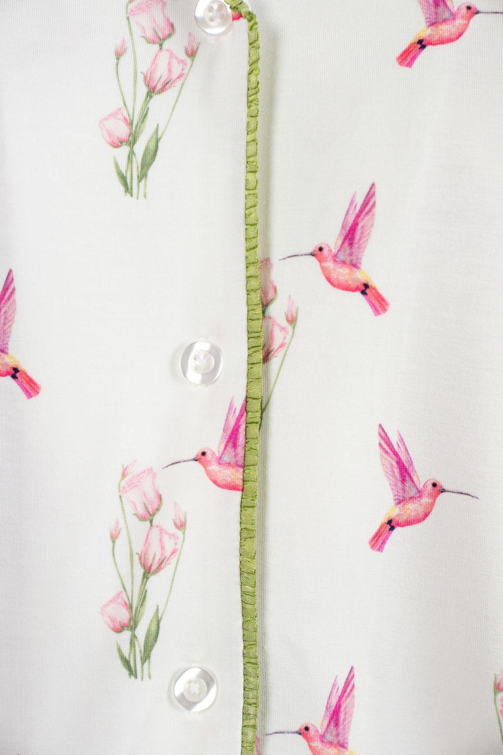 Jolene cropped printed pajama set