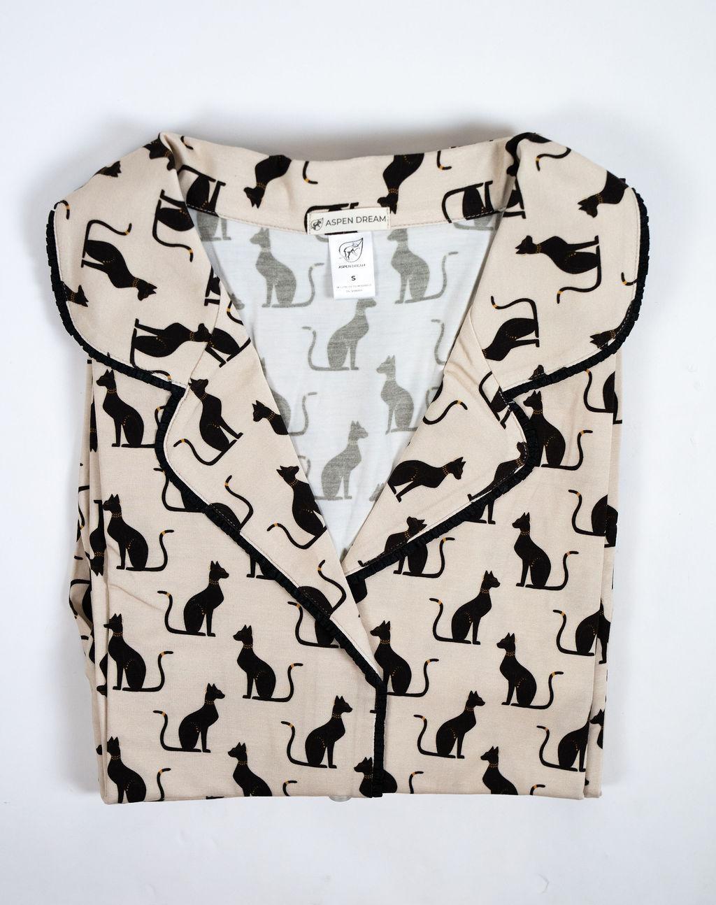 Grace printed long pajama set