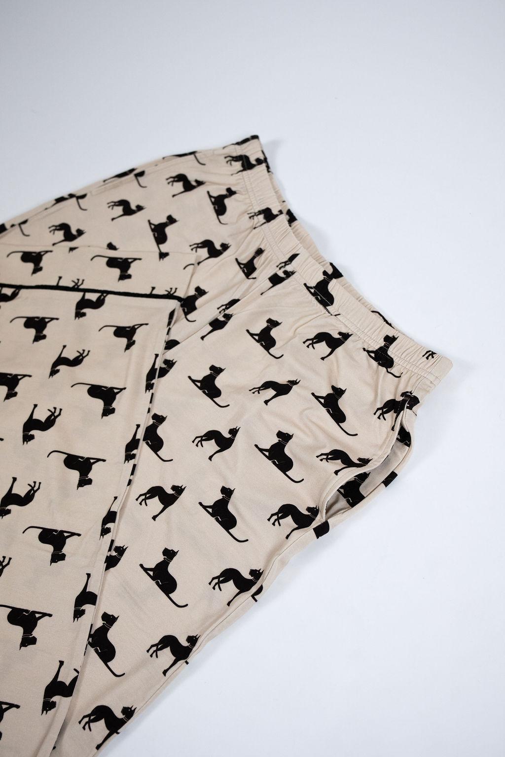 Grace printed long pajama set