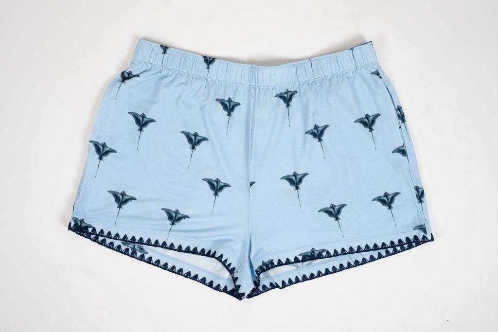 Cute stitching short pajama set