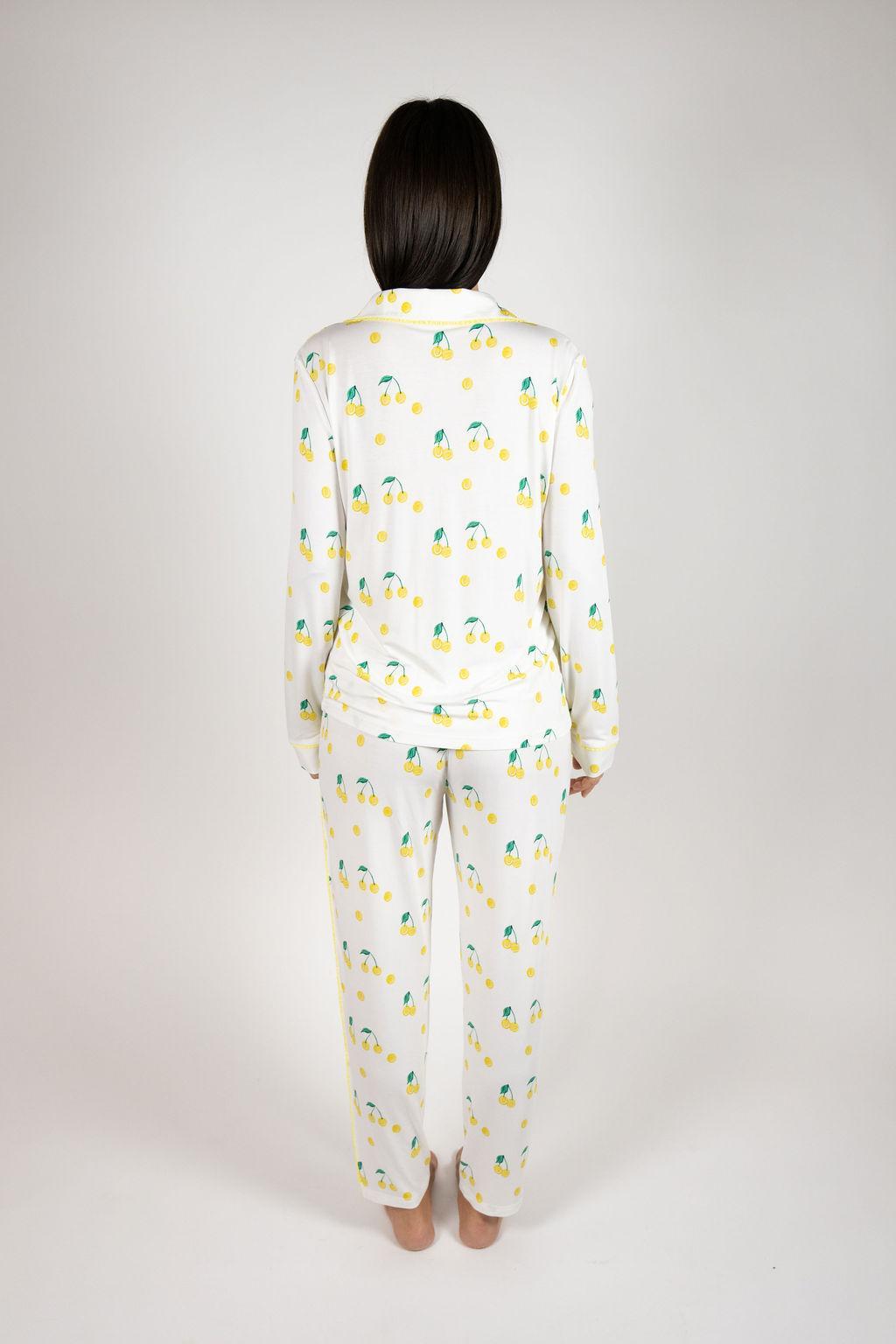Jolene long printed pajama set