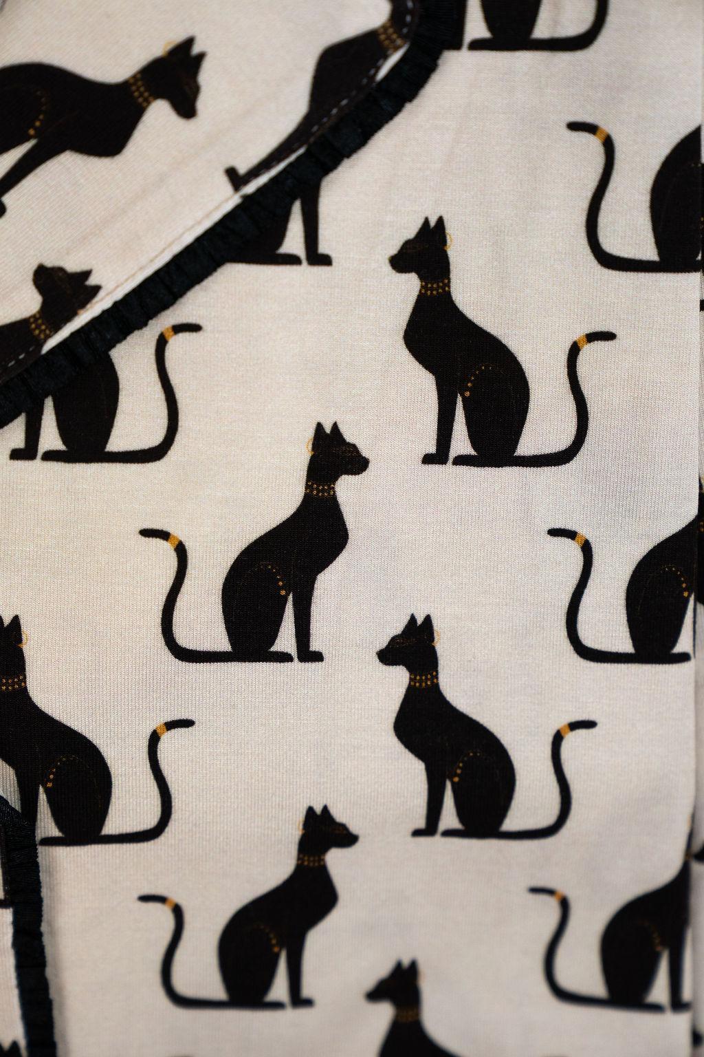 Grace printed long pajama set