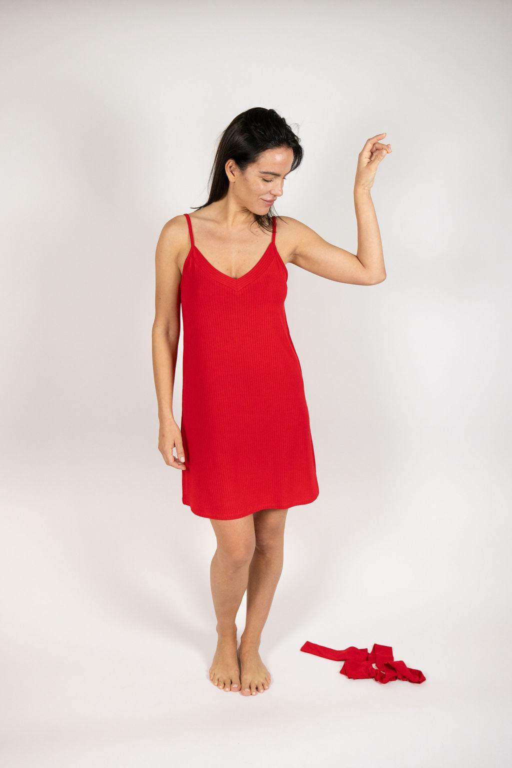 Cannes pinstripe chemise
