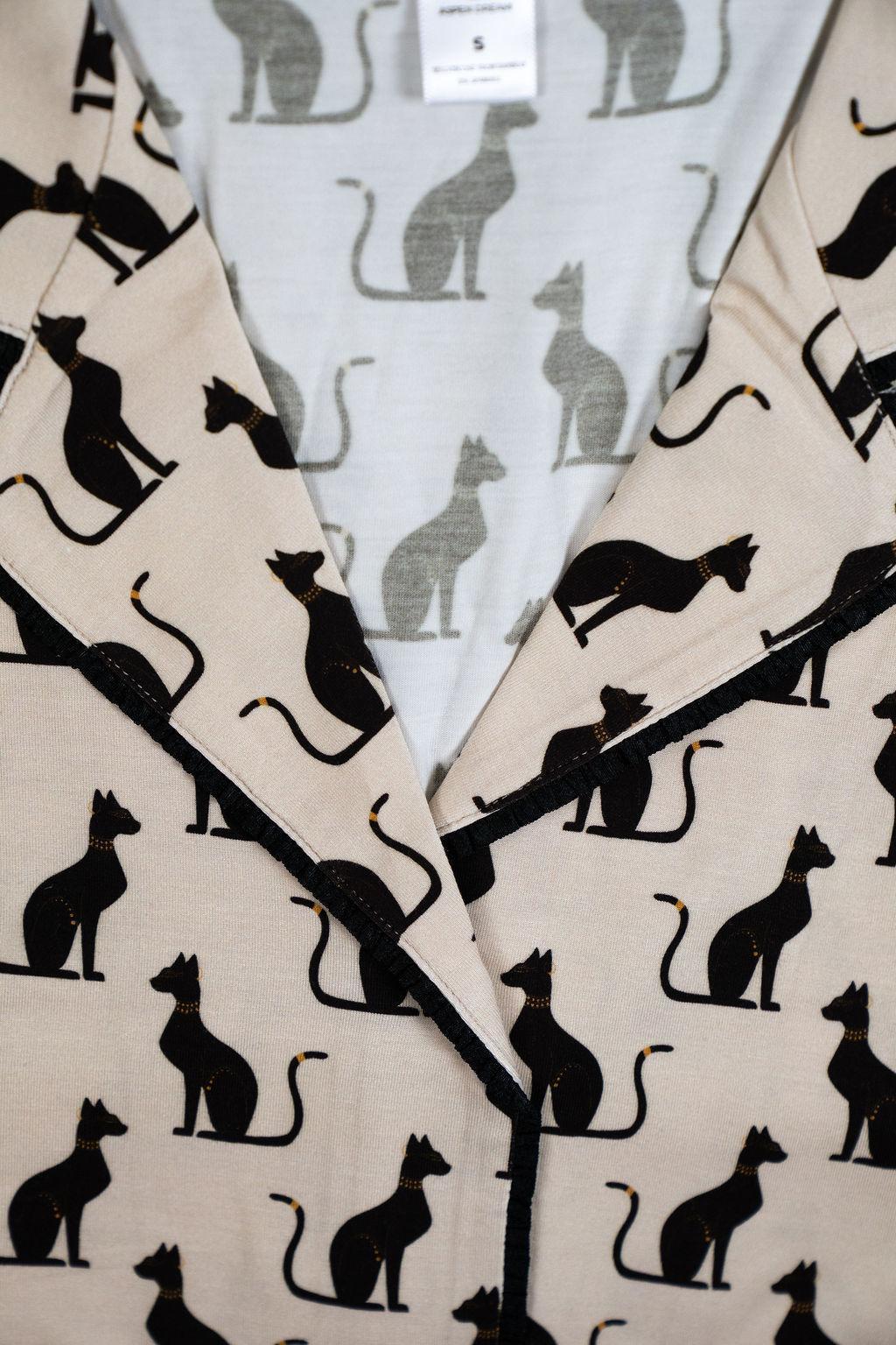 Grace printed long pajama set