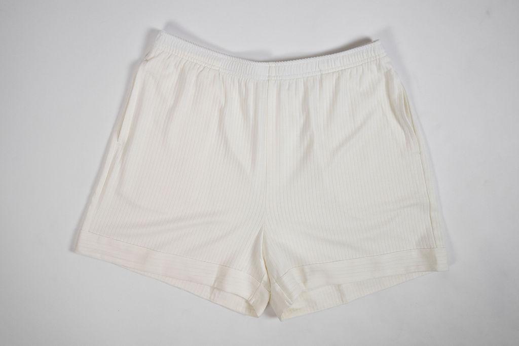 Cannes pinstripe shorty set