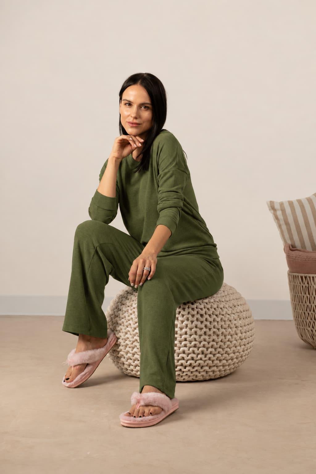 Cozy wide leg pant