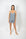 Model wearing Cute Stitching Cami Short Set in Night Owl with rosepowder whipstitch trim and adjustable cami straps