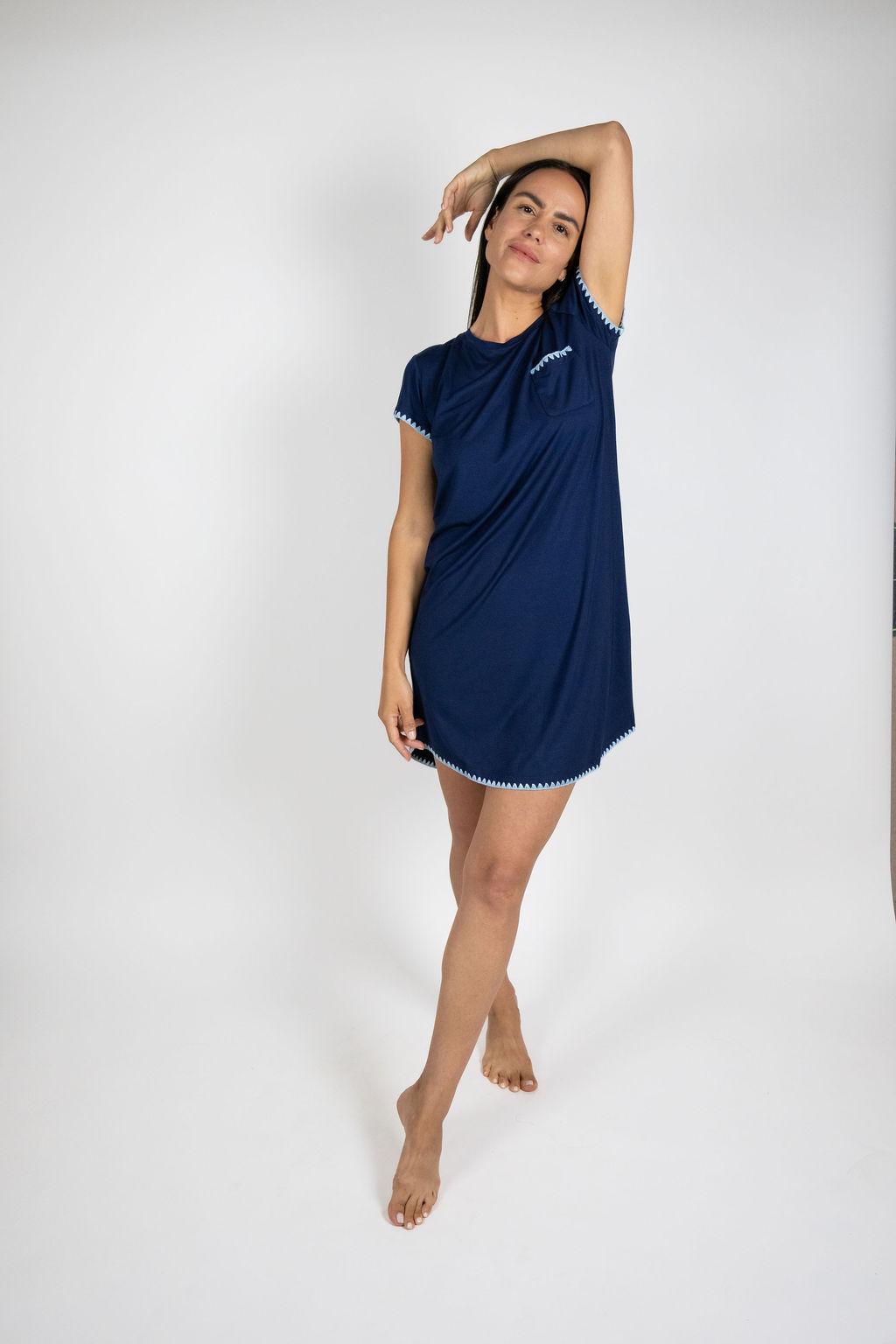 Cute stitching dress