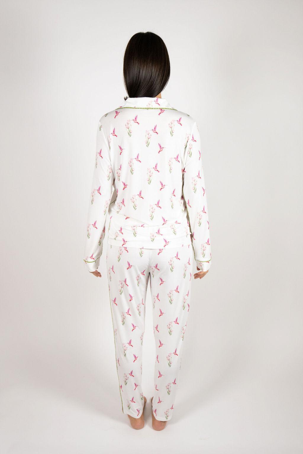 Jolene long printed pajama set