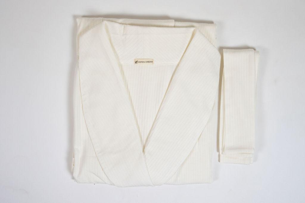 Cannes pinstripe robe