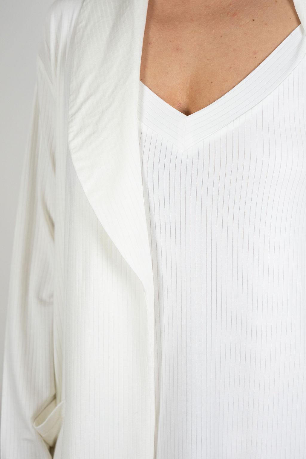 Cannes pinstripe chemise