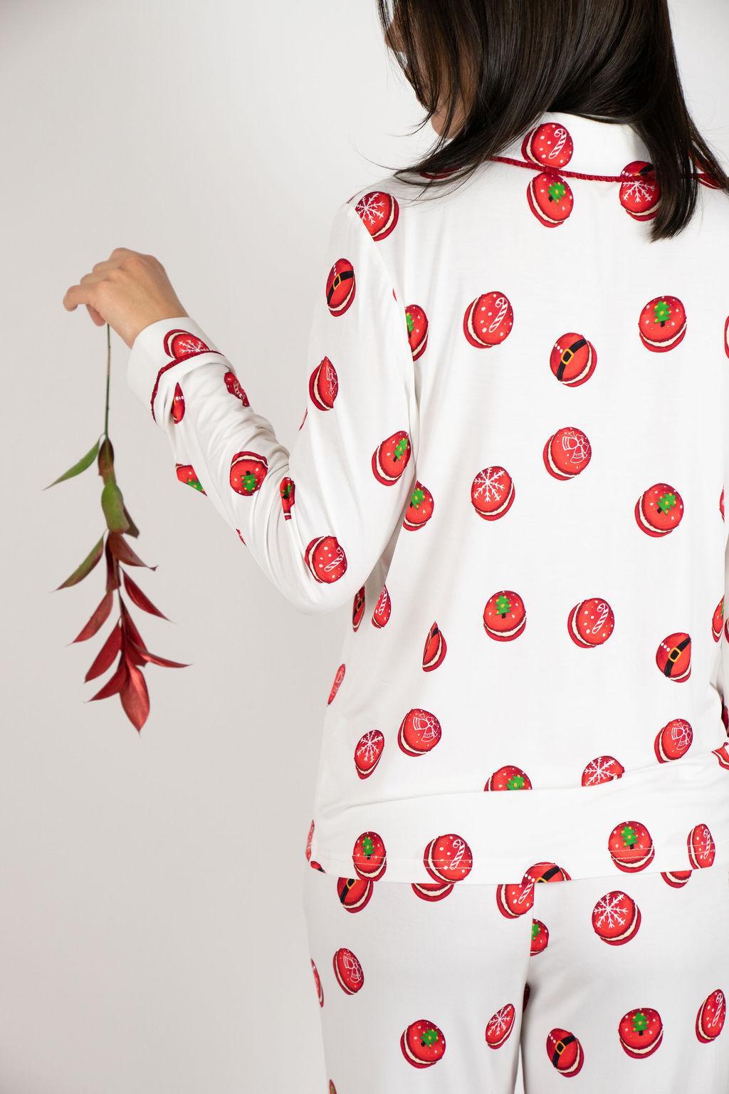 Grace long printed pajama set