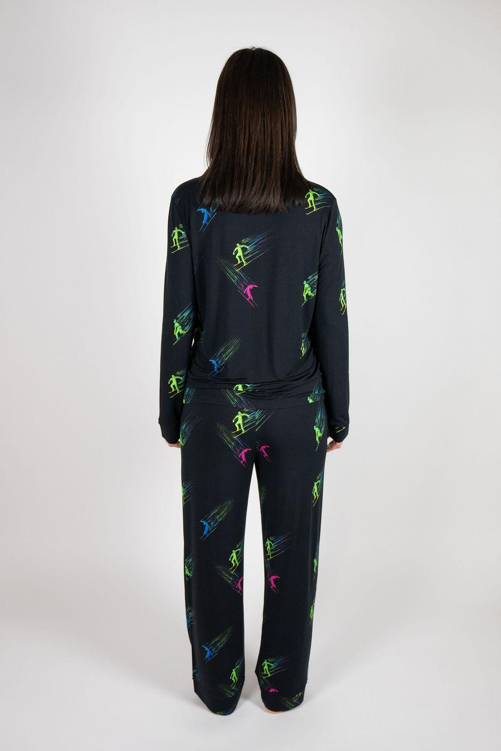 Grace long printed pajama set