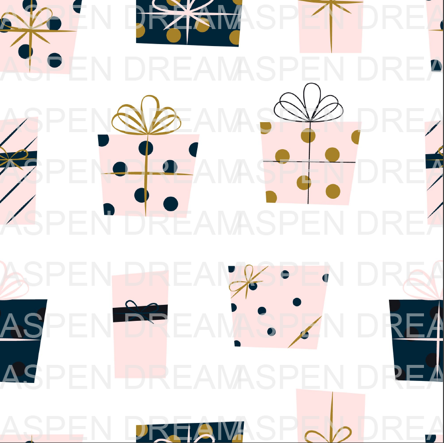 Aspen-designed Mother’s Day print with whimsical gift box illustrations for a heartfelt and celebratory feel.