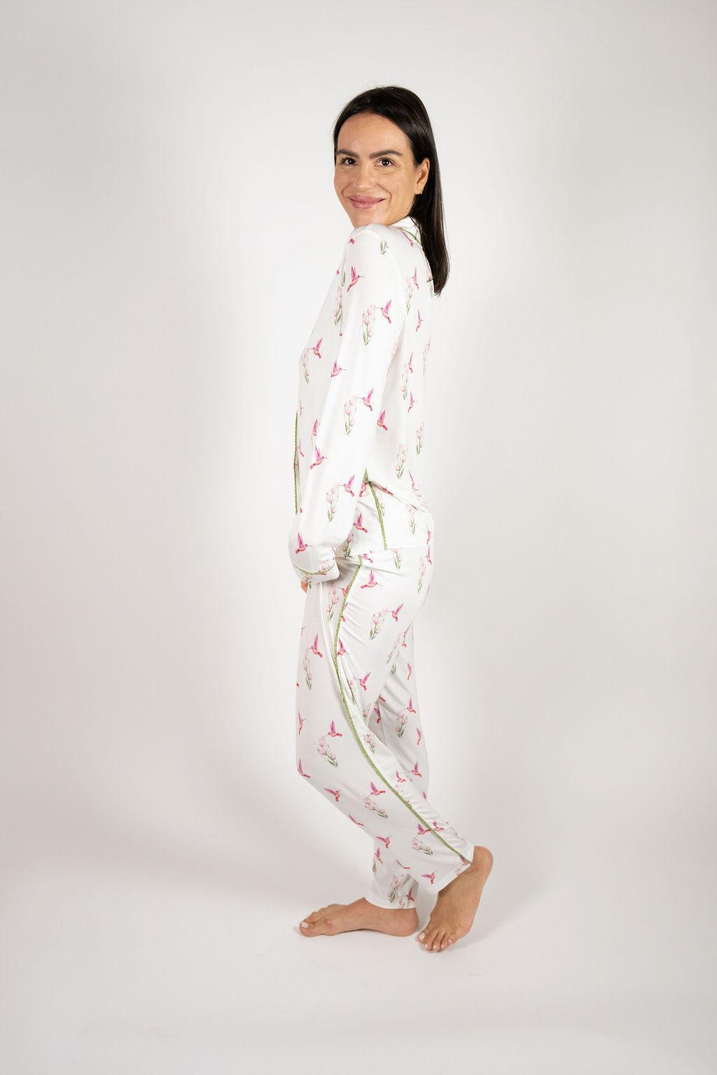Jolene long printed pajama set