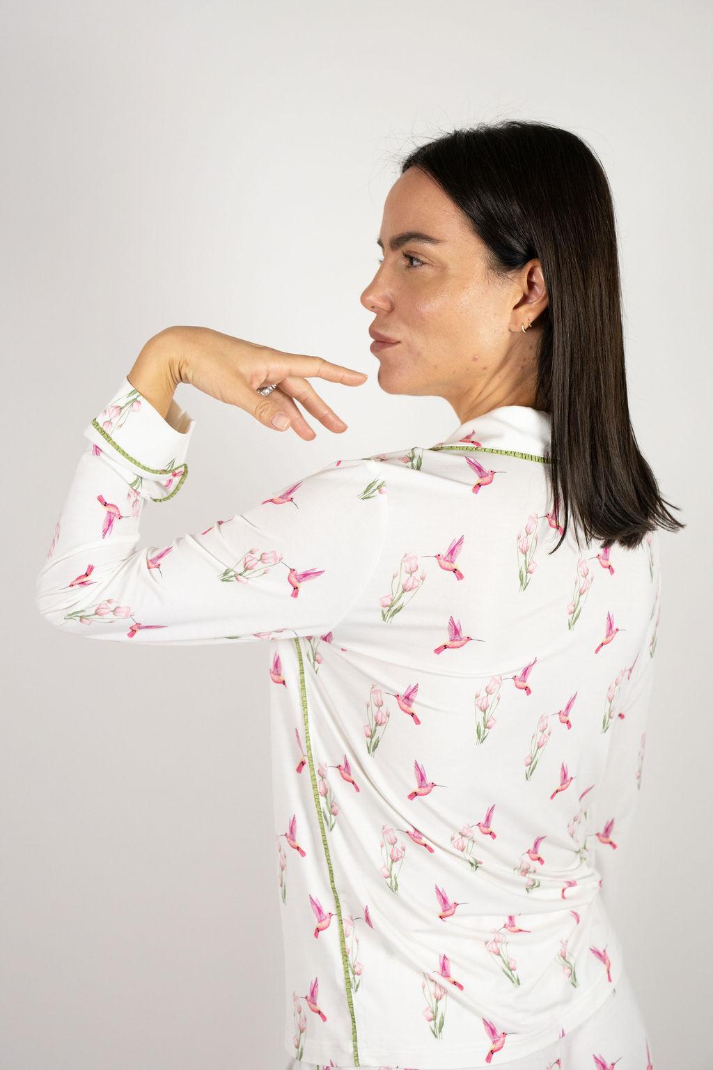 Jolene long printed pajama set
