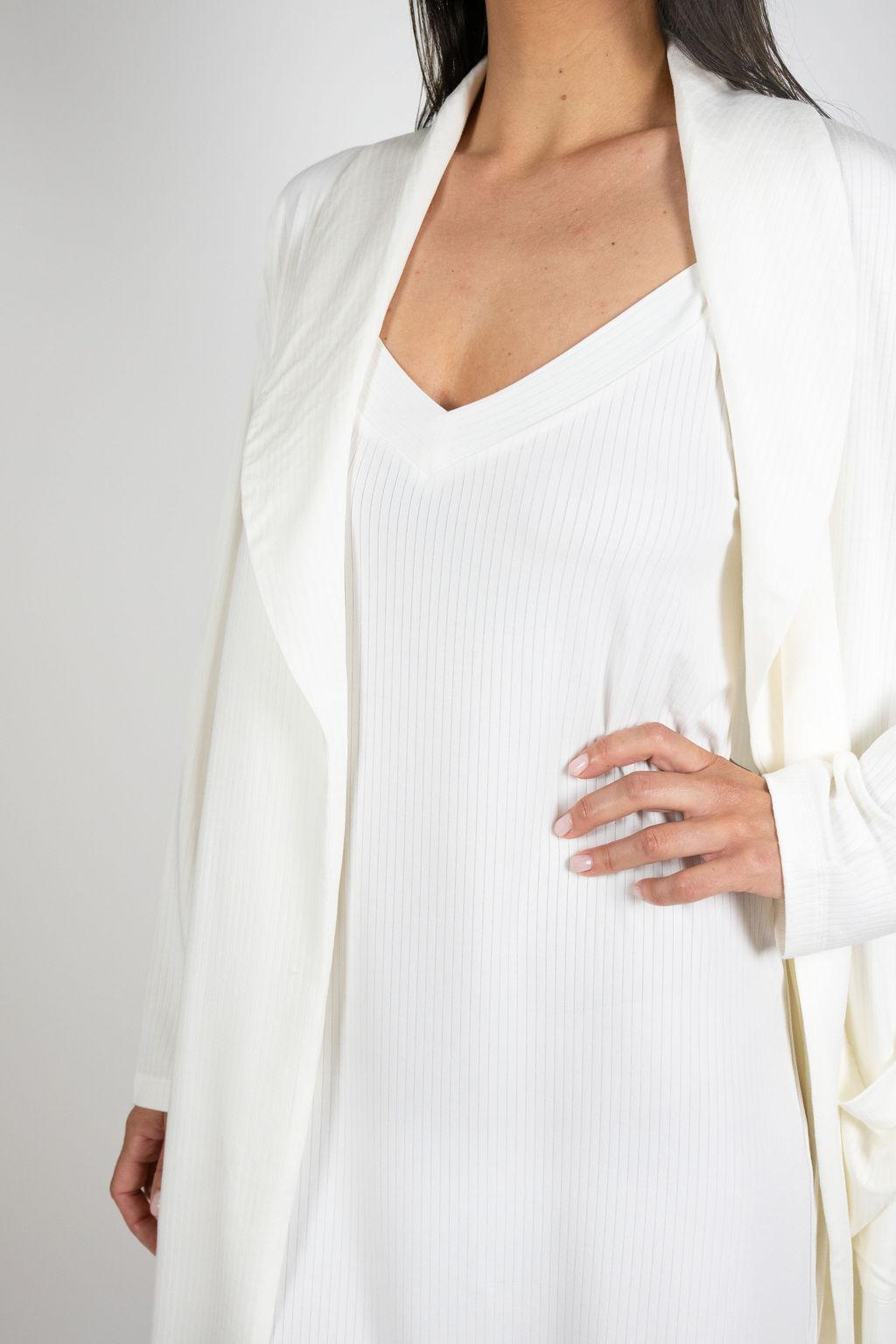 Cannes pinstripe chemise